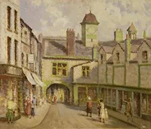 Day To Day Gallery: St. Alban's Row, Carlisle (oil on board)