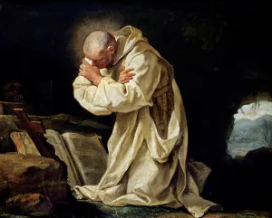 St. Bruno (1030-1101) Praying in the Desert, 1763 (oil on canvas) St. Bruno (1030-1101) Praying in the Desert, 1763 (oil on canvas)