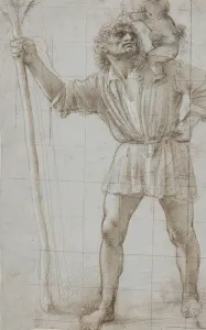 St. Christopher with the Infant Jesus, c. 1490 (Silverpoint, heightened with white St. Christopher with the Infant Jesus, c. 1490 (Silverpoint, heightened with white