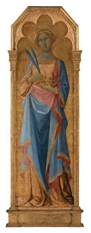 St. Corona, c.1350 (tempera on panel, gold ground) 155 x 48