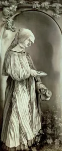 St. Elizabeth of Hungary (1207-31) 1509 (grisaille) St. Elizabeth of Hungary (1207-31) 1509 (grisaille)