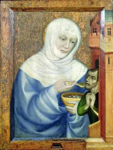 St. Elizabeth of Hungary (1207-31) (oil on panel) St. Elizabeth of Hungary (1207-31) (oil on panel)