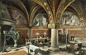 Thuringia Gallery: St Elizabeth of Hungarys room, Wartburg (colour photo)