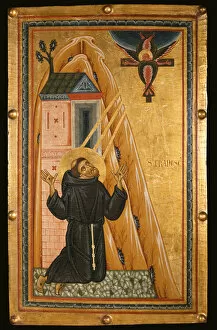 St. Francis Receives the Stigmata, mid-13th century (tempera on wood)