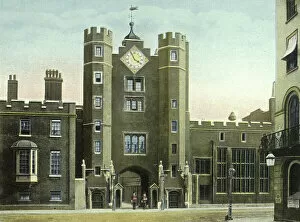 English Photographer Gallery: St James's Palace (coloured photo)