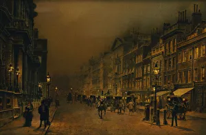 St. James's Street (oil on a photographic base) St. James's Street (oil on a photographic base)