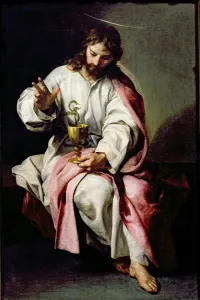 St. John the Evangelist and the Poisoned Cup, 1636-38 (oil on canvas) St. John the Evangelist and the Poisoned Cup, 1636-38 (oil on canvas)