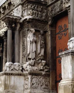 St John and St Peter, central portal of the west facade St John and St Peter, central portal of the west facade