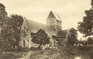 St Lawrence's Church, Castle Rising (b/w photo) St Lawrence's Church, Castle Rising (b/w photo)
