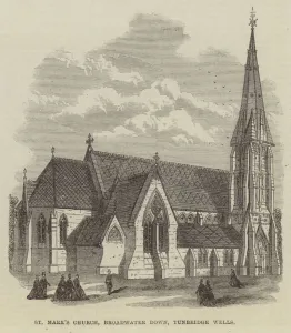 St Mark's Church, Broadwater Down, Tunbridge Wells (engraving) St Mark's Church, Broadwater Down, Tunbridge Wells (engraving)