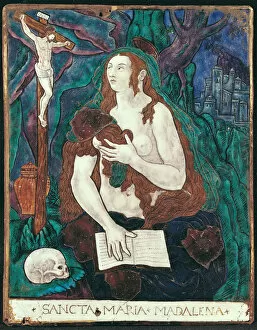 St. Mary Magdalene, Limousin Workshop (painted enamel)