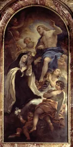 St. Mary Magdalene of Pazzi (1566-1607) (oil on canvas) St. Mary Magdalene of Pazzi (1566-1607) (oil on canvas)