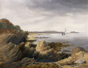 St. Mary's Island from Whitley Rocks, 1845 (oil on millboard) St. Mary's Island from Whitley Rocks, 1845 (oil on millboard)
