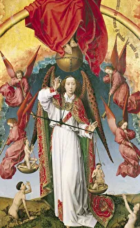 St. Michael Weighing the Souls, from the Last Judgement, c St. Michael Weighing the Souls, from the Last Judgement, c