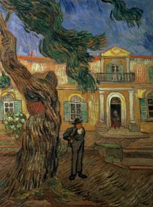 St. Pauls Hospital, St Remy, 1889 (oil on canvas) St. Pauls Hospital, St Remy, 1889 (oil on canvas)