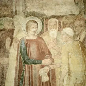 Detail of St. Ranieri in the Holy Land, mid 14th century (fresco) Detail of St. Ranieri in the Holy Land, mid 14th century (fresco)