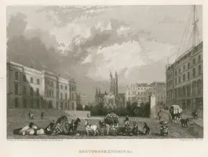 St Saviour's Church, Southwark, London (engraving) St Saviour's Church, Southwark, London (engraving)