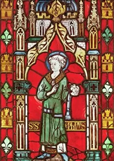 St. Stephen, 1289-1296 (stained glass)