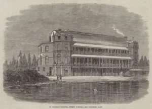 St Thomas's Hospital, Surrey Gardens (engraving) St Thomas's Hospital, Surrey Gardens (engraving)