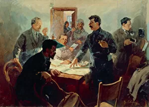 Norman Mills (after) Price Gallery: The Staff of the October Revolution of 1917, 1934 (oil on canvas)