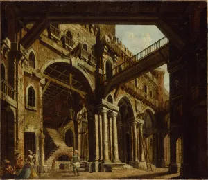 Stage Design for Act III of the Opera Montezuma, 1755 (oil on panel) Stage Design for Act III of the Opera Montezuma, 1755 (oil on panel)