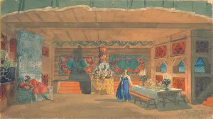 Stage design for Rimsky-Korsakovs opera the The Tsars bride, 1920 Stage design for Rimsky-Korsakovs opera the The Tsars bride, 1920