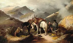 Stalking on the Highlands, 1871 (oil on canvas) Stalking on the Highlands, 1871 (oil on canvas)