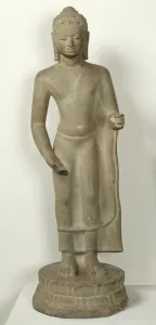 Standing Buddha, from Tuol Ta Hoy, Vat Phnom, Udong (sandstone) Standing Buddha, from Tuol Ta Hoy, Vat Phnom, Udong (sandstone)