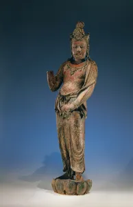 Standing Kuan-yin, Yuan Dynasty (1271-1368), 1282 (wood) (see 394834 for detail) Standing Kuan-yin, Yuan Dynasty (1271-1368), 1282 (wood) (see 394834 for detail)