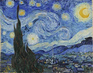Cosmic Gallery: The Starry Night, June 1889 (oil on canvas)