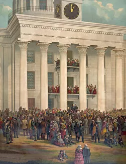 Alexander Hamilton Gallery: The Starting Point of the Great War Between the States, Inauguration of Jefferson Davis