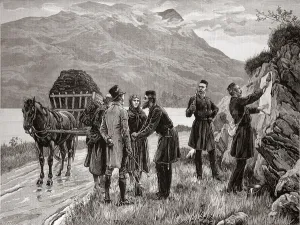 The State of Ireland: Posting the Government Proclamation at Connemara, from The The State of Ireland: Posting the Government Proclamation at Connemara, from The