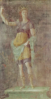 Statue of Diana, from Pompeii, c.50-59 (fresco)