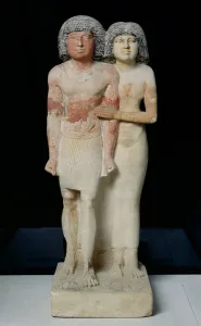 Statue of Raherka and Meresankh, Old Kingdom (limestone) Statue of Raherka and Meresankh, Old Kingdom (limestone)