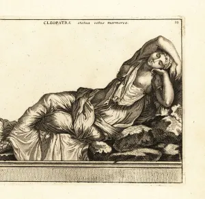 Statue of a Sleeping Ariadne, also known as Cleopatra. 1779 (engraving) Statue of a Sleeping Ariadne, also known as Cleopatra. 1779 (engraving)