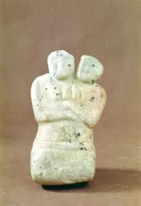 Statuette of a double-headed god (stone) Statuette of a double-headed god (stone)