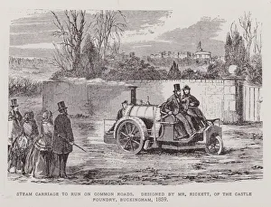 Steam Carriage to run on Common Roads (litho) Steam Carriage to run on Common Roads (litho)