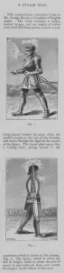 Robotics Gallery: A Steam Man (engraving)