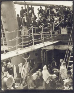 Transport,travellers & Immigrants Gallery: The Steerage, 1907 (small-format photogravure)