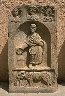 Timgad Collection: Stela, High Imperial Period (27 BC-395 AD) (stone)