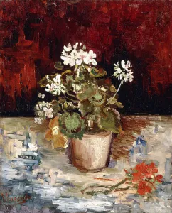 Still-life Pot of Geraniums, 1886 (oil on canvas) Still-life Pot of Geraniums, 1886 (oil on canvas)
