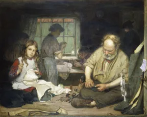 Stitch Stitch, The Home of a London Tailor, (oil on canvas) Stitch Stitch, The Home of a London Tailor, (oil on canvas)