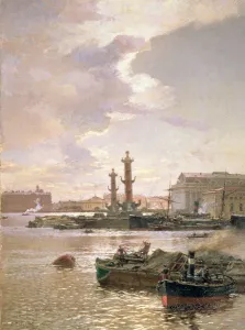 Stock Exchange in St. Petersburg, 1891 (oil on canvas) Stock Exchange in St. Petersburg, 1891 (oil on canvas)