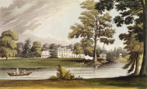Stoke Place, from Ackermann's Repository of Arts, published c Stoke Place, from Ackermann's Repository of Arts, published c