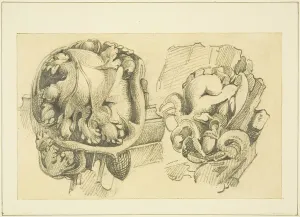 Stone carvings from St Thomas's Church (pencil on paper) Stone carvings from St Thomas's Church (pencil on paper)