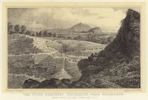 The Stone Quarries, Craigleith, near Edinburgh, from which the New Town was built The Stone Quarries, Craigleith, near Edinburgh, from which the New Town was built
