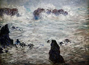 Storm, Coast of Belle-ile, 1886 (Oil on Canvas)