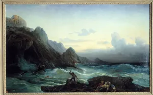 After the storm. Painting by Francois Pierre Barry (1813-1905), 1849. Oil on canvas After the storm. Painting by Francois Pierre Barry (1813-1905), 1849. Oil on canvas