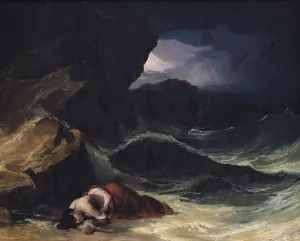 The Storm, or The Shipwreck (oil on canvas)