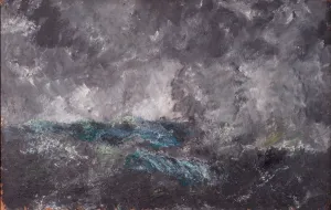 Storm in the Skerries. The Flying Dutchman , 1892 (wax colour on cardboard) Storm in the Skerries. The Flying Dutchman , 1892 (wax colour on cardboard)